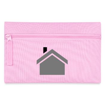 house - Pencil Case - pink - Front