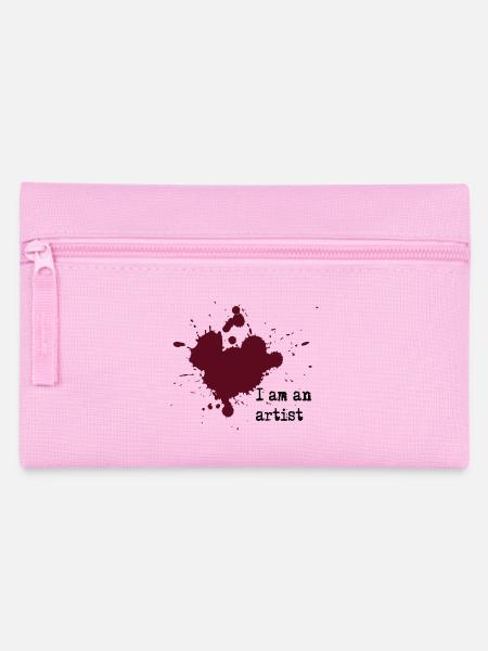 I am an artist - Federtasche - Rosa