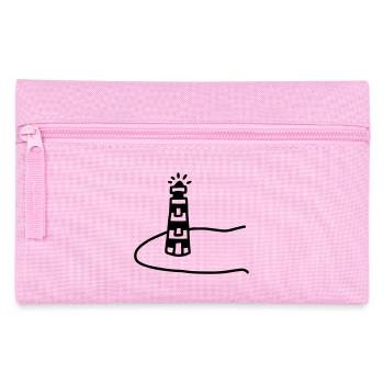 Leuchtturm Insel - Federtasche - Rosa - Vorne