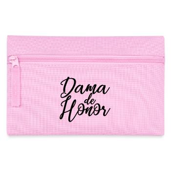Dama de Honor Bridesmaid Team Bride Wedding Gift - Pencil Case - pink - Front
