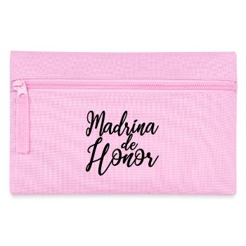 Madrina de Honor Bridesmaid Wedding Team Bride - Pencil Case - pink - Front