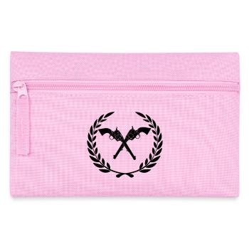 colt 45 in laurel wreath - Pencil Case - pink - Front