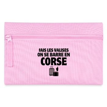 Corse, je suis Corse, île de beauté - Trousse - rose - Devant
