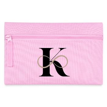 Unendlicher Buchstabe k - Federtasche - Rosa - Vorne