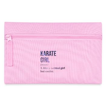 Karate - Federtasche - Rosa - Vorne