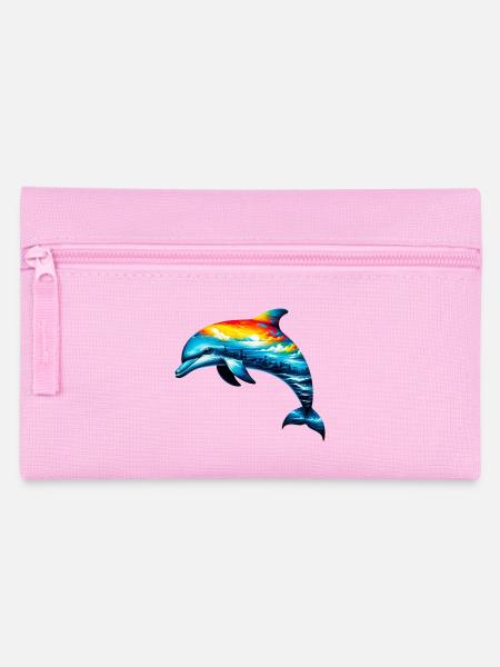 Delfin - Federtasche - Rosa