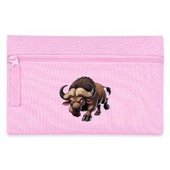 Cape buffalo fierce - Pencil Case - pink - Front
