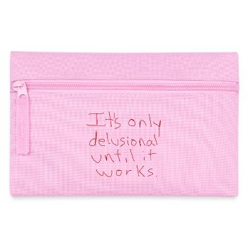 Byellas Wahnhafter Druck - Federtasche - Rosa - Vorne