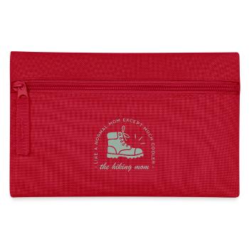 Hiking mom hiker mountain funny - Pencil Case - red - Front