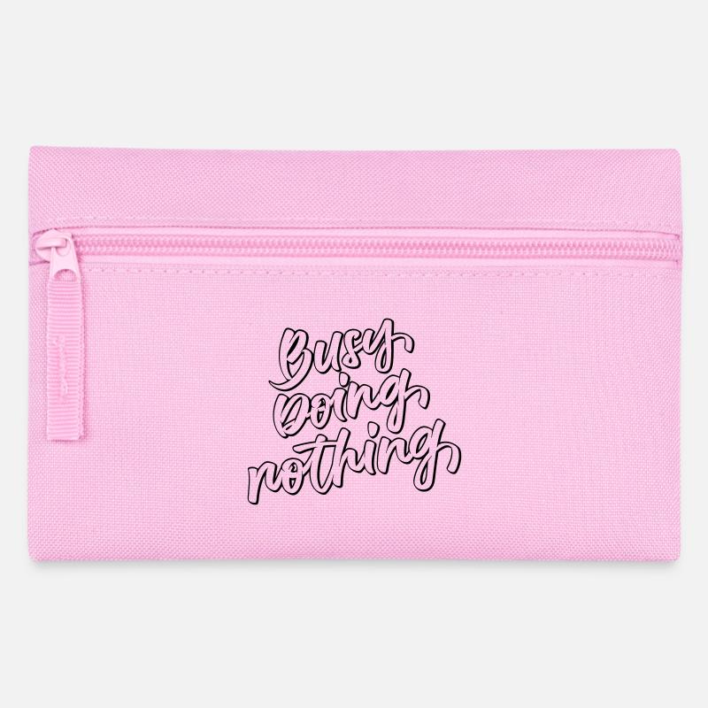 Busy Doing Nothing - Federtasche - Rosa