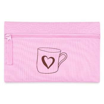 Mug avec coeur - Trousse - rose - Devant