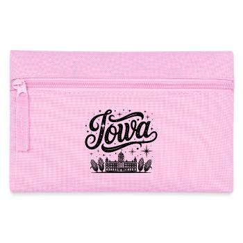Iowa - Souvenir USA State Design - Federtasche - Rosa - Vorne