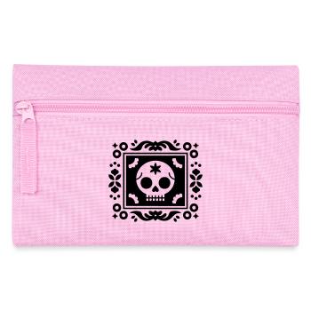 Day of the Dead Skull - Pencil Case - pink - Front