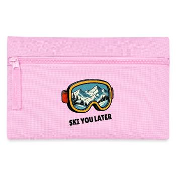 Ski You Later – Skibrillen Design für Skifahrer - Federtasche - Rosa - Vorne