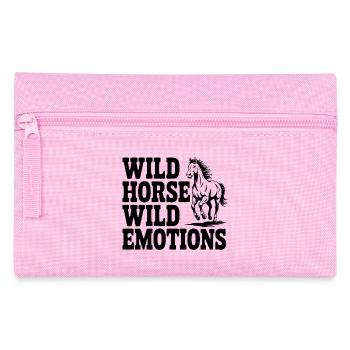 Wildpferd, wilde Gefühle - Federtasche - Rosa - Vorne