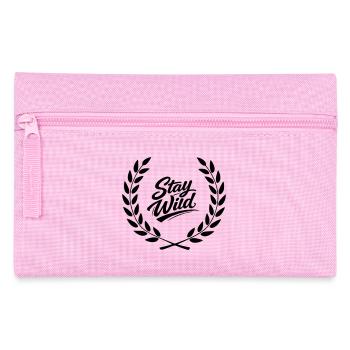 Bleib wild  - Federtasche - Rosa - Vorne