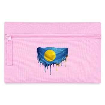 Palau Dripping Flag - Pencil Case - pink - Front