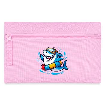 Requin de bain frais - Trousse - rose - Devant