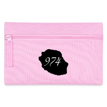 île de la réunion 974 blanc - Trousse - rose - Devant
