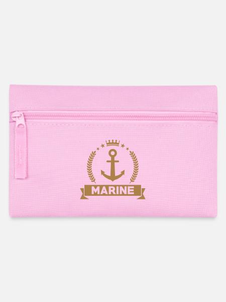 Seemann / Boot / Marine / Meer / Fischer - Federtasche - Rosa