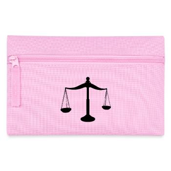 Brass Scales Of Justice Silhouette - Trousse - rose - Devant