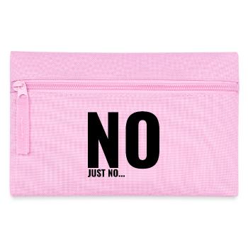 No just no - Pencil Case - pink - Front