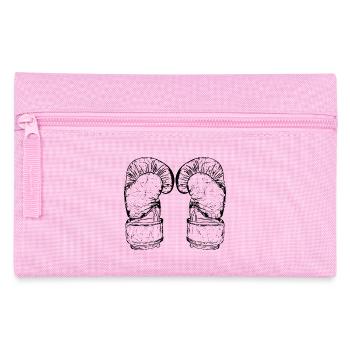 Kickboxen Handschuhe Skizze - Federtasche - Rosa - Vorne