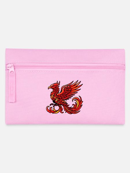 Roter Phönix - Federtasche - Rosa