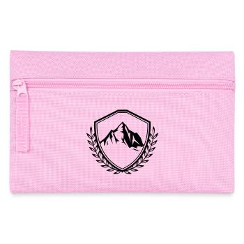 Coat of arms mountains - Pencil Case - pink - Front