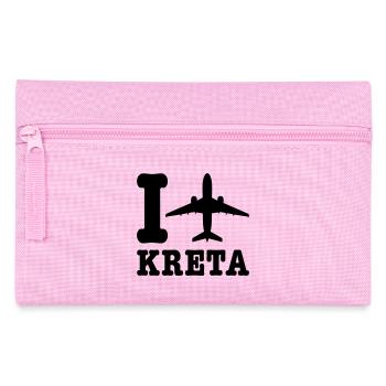Kreta Urlaub - Federtasche - Rosa - Vorne