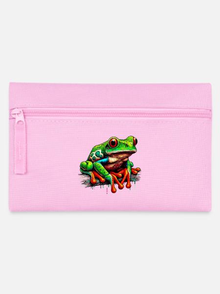 Frosch - Federtasche - Rosa