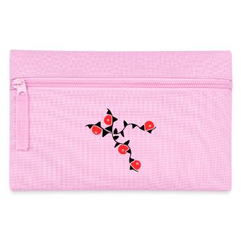 Vrilles de fleurs - Trousse - rose - Devant