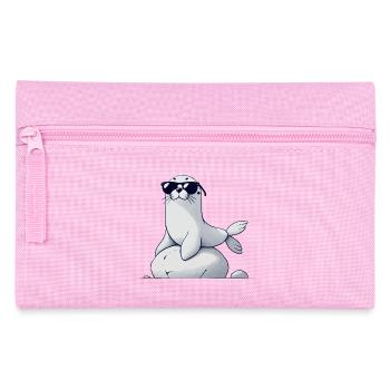 Seal Sunglasses - Pencil Case - pink - Front
