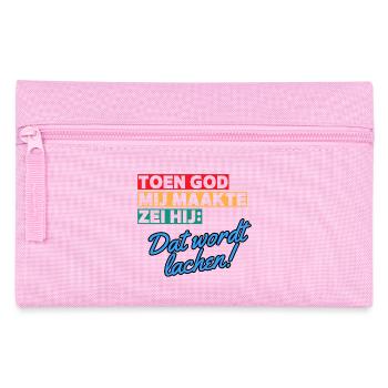When God made me, he said that it will be laughing # - Pencil Case - pink - Front
