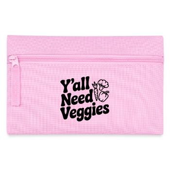 Ihr braucht Gemüse - Federtasche - Rosa - Vorne