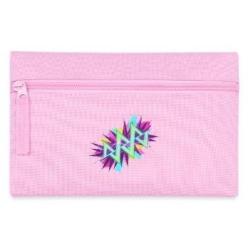 Neon Zickzack Graffiti - Federtasche - Rosa - Vorne