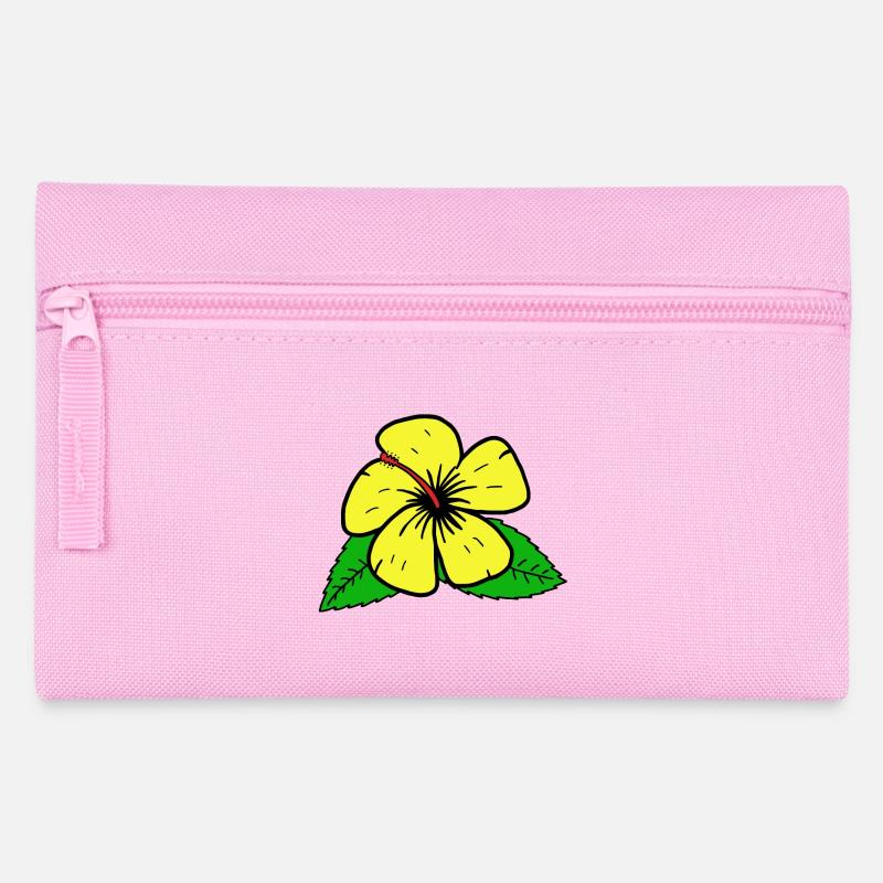 Fleur tropicale - Trousse - rose