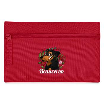 Le bonheur Beauceron - Trousse - rouge - Devant