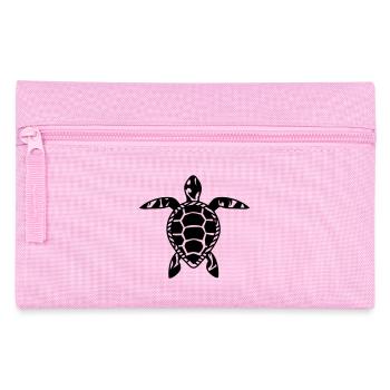 Une tortue de mer - Trousse - rose - Devant