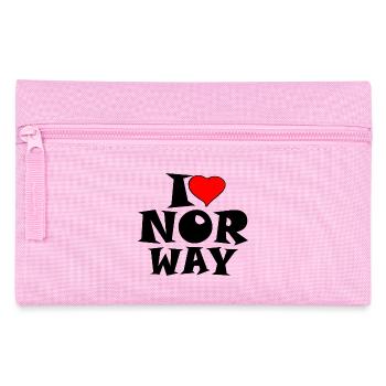 Norvège - J'aime la Norvège - J'aime la Norvège - Trousse - rose - Devant