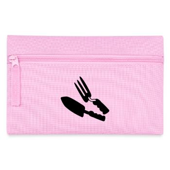 Garden tools shepje and rake - Pencil Case - pink - Front