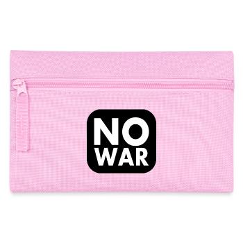 No war - Federtasche - Rosa - Vorne