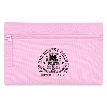 Bold and Unique, Black - Pencil Case - pink - Front