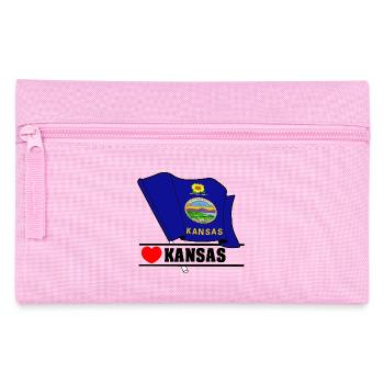 Hinweis Kansas Herz KANSAS - Federtasche - Rosa - Vorne