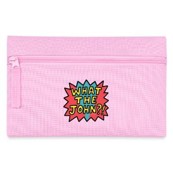 What the John?? - Pencil Case - pink - Front