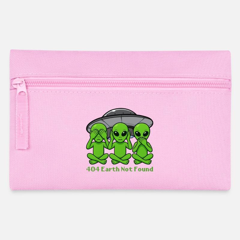 404 Alien Not Found – Drôle de design d’OVNI - Trousse - rose