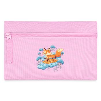 Fuchs auf Waffeltraum - Federtasche - Rosa - Vorne