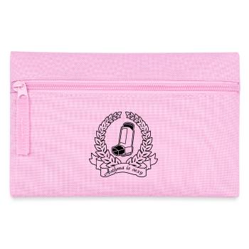 Asthma Is Sexy – Nerd Flirt Saying & Gift - Pencil Case - pink - Front