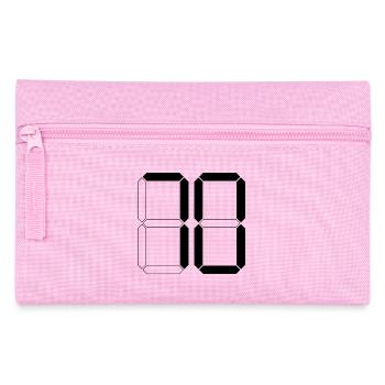 NUMMER 70 Siebzig Geschenk Digital - Federtasche - Rosa - Vorne