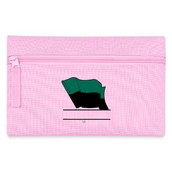 Texel-Flagge – Individuelles Inseldesign - Federtasche - Rosa - Vorne